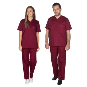 Ιατρική Στολή Unisex Μπορντώ– Επαγγελματική Στολή Υγειονομικού