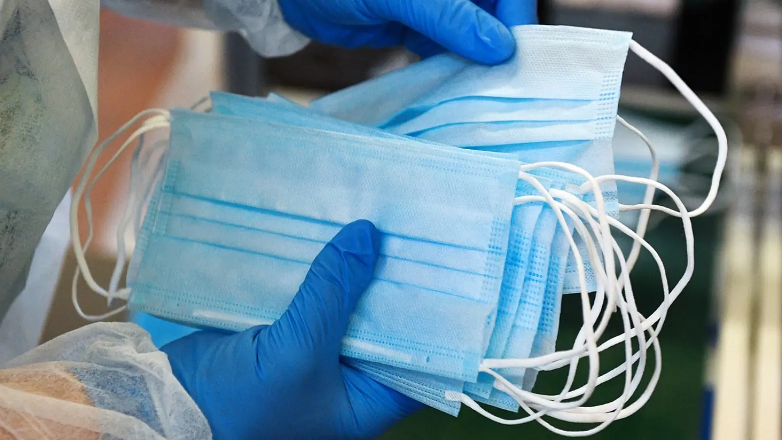 Μάσκα Χειρουργική Τύπου IIR σε Μπλε χρώμα 50τμχ