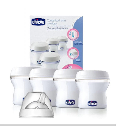 Chicco Μπουκάλια Διατήρησης Μητρικού Γάλακτος 4τμχ με ΘΣ 07929-00 / 2257-20