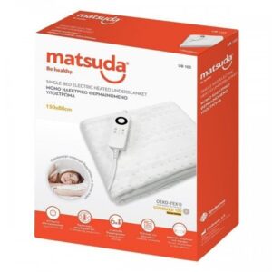 Υπόστρωμα Ηλεκτρικό Μονό Matsuda -UB 103- 150x80cm, 6 θέσεων θερμοκρασίας, Πλενόμενo, 100W